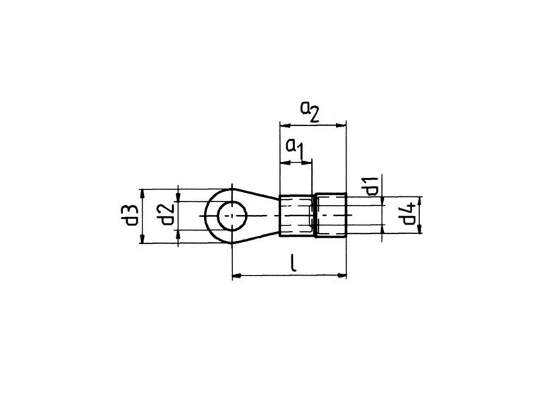 Lötfreie Kabelschuhe Ringform nach DIN 46237, mit PA-Isolation